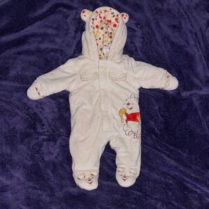 Disney White One Piece with Bear Design
